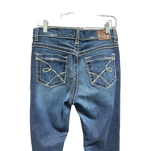 BKE Denim Jeans Womens  28 x 31.5 Stretch Drew Boot Cut Dark Wash - Picture 4 of 8